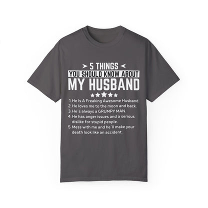 To My Wife | Unisex Garment-Dyed T-shirt