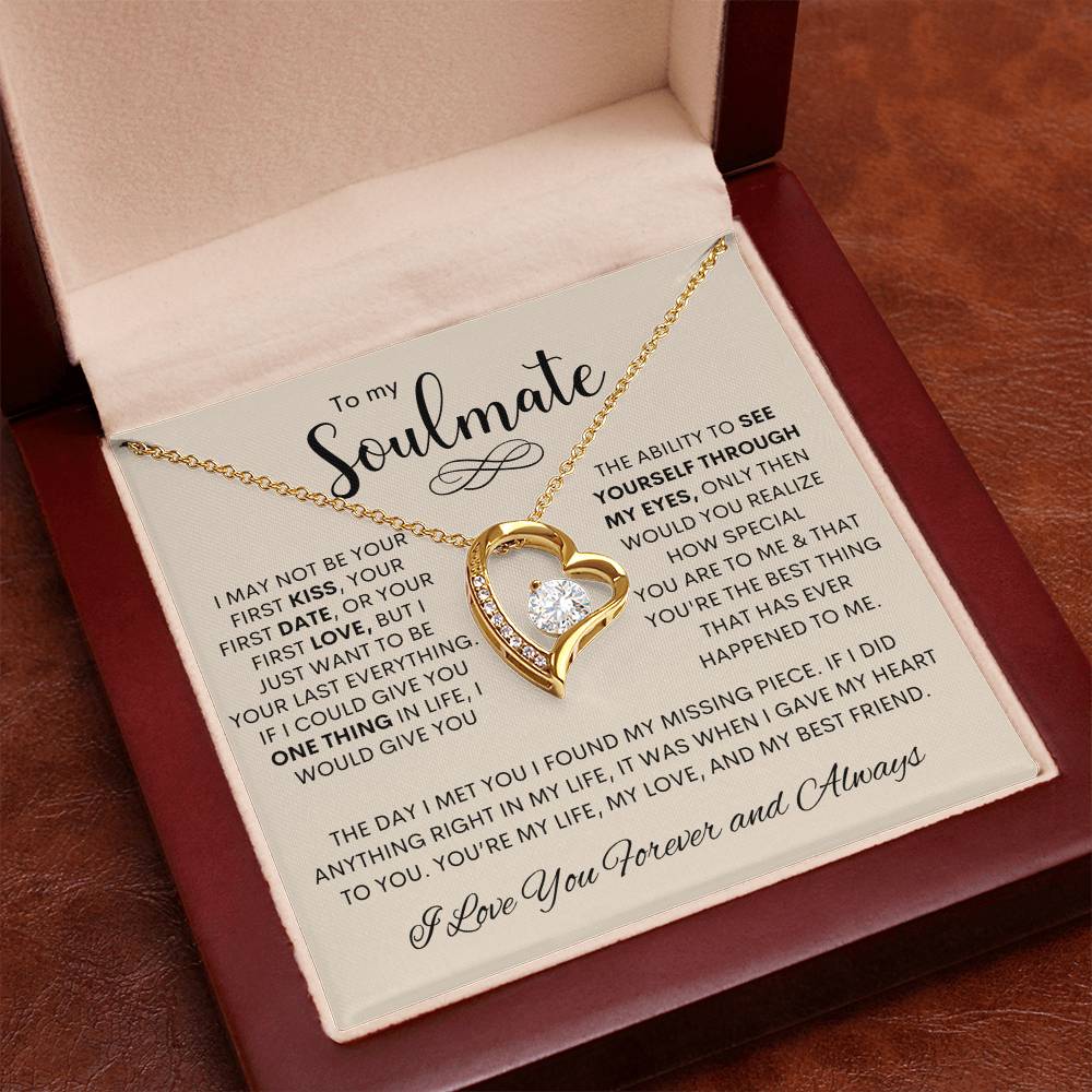 To My Soulmate | Forever Love Necklace
