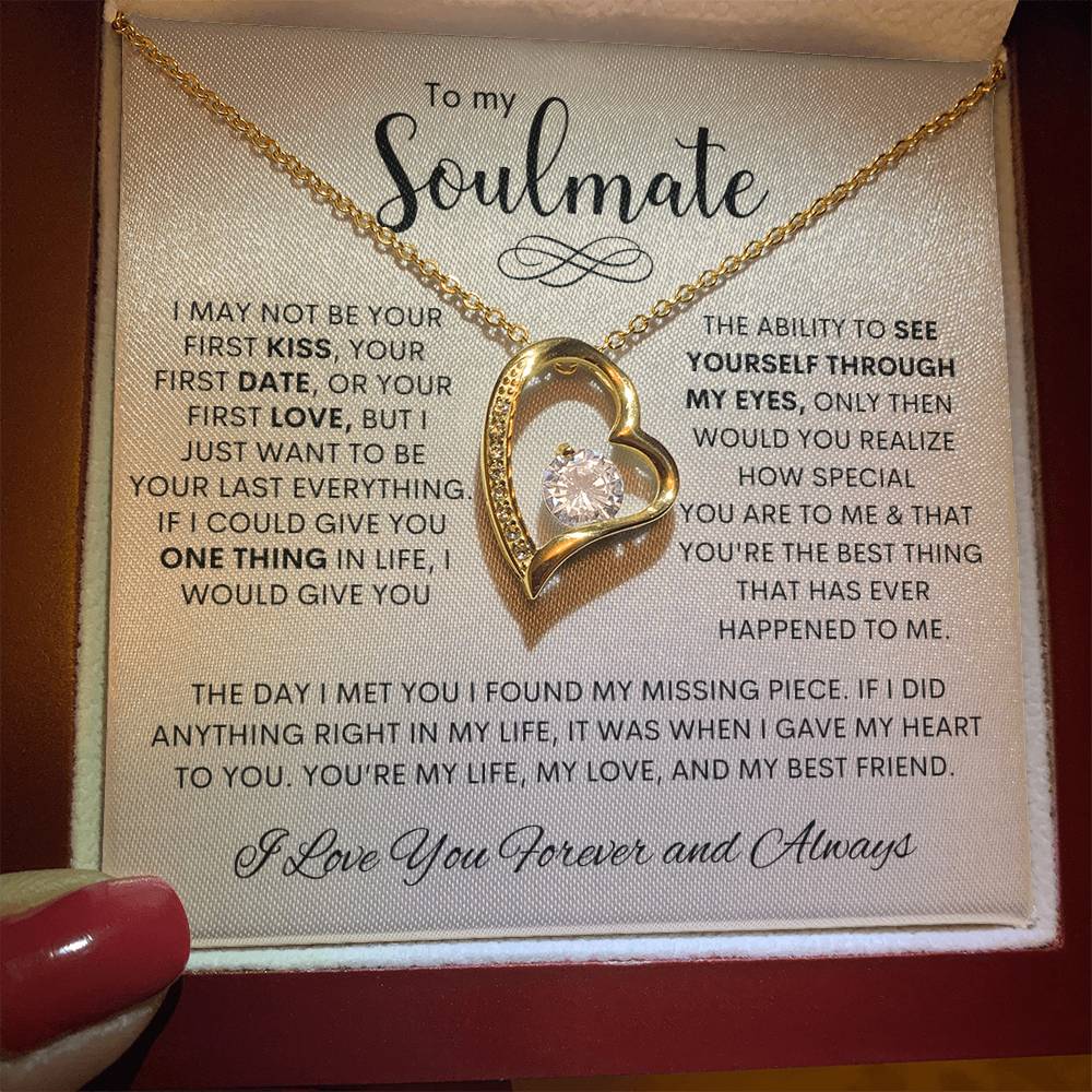 To My Soulmate | Forever Love Necklace