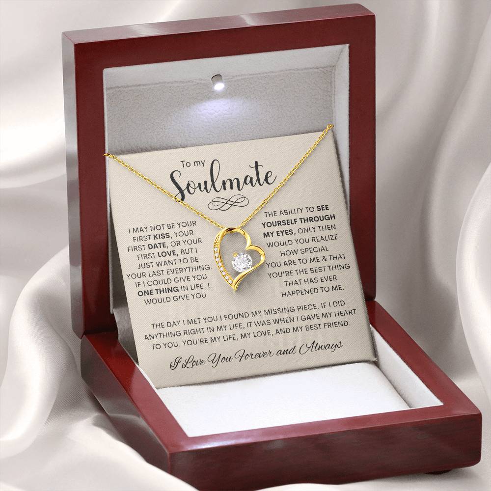 To My Soulmate | Forever Love Necklace