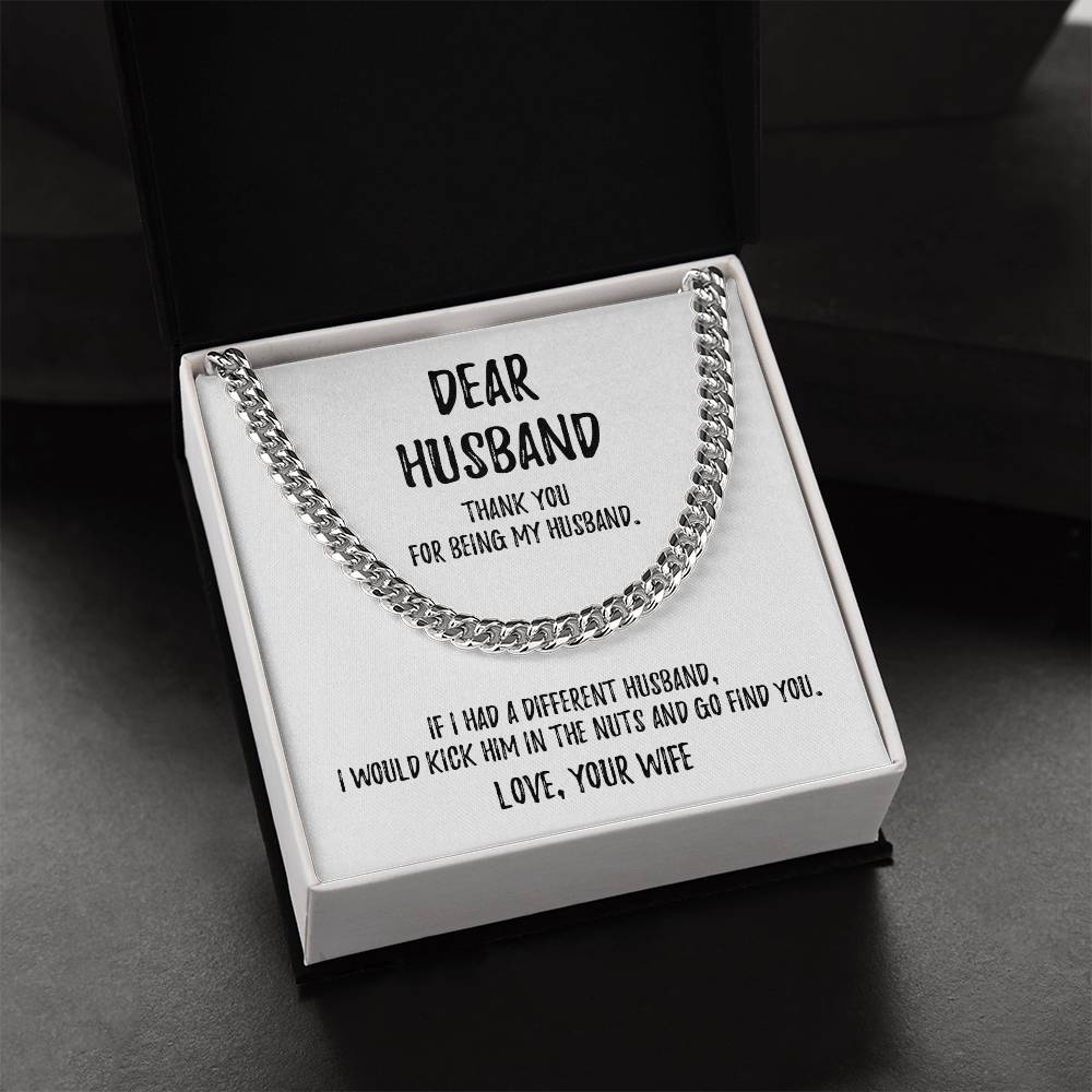 Dear Husband | Cuban Link Chain