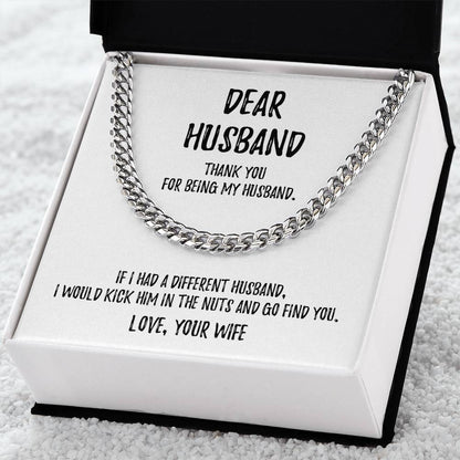 Dear Husband | Cuban Link Chain