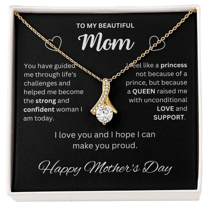 To My Beautiful Mom | Alluring Beauty necklace