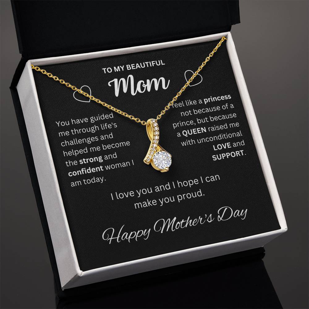 To My Beautiful Mom | Alluring Beauty necklace