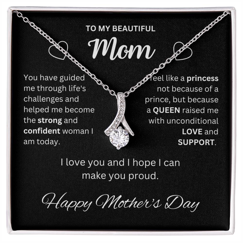 To My Beautiful Mom | Alluring Beauty necklace