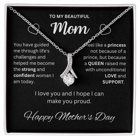 To My Beautiful Mom | Alluring Beauty necklace