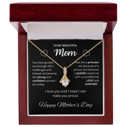 To My Beautiful Mom | Alluring Beauty necklace