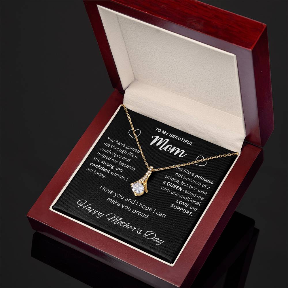 To My Beautiful Mom | Alluring Beauty necklace