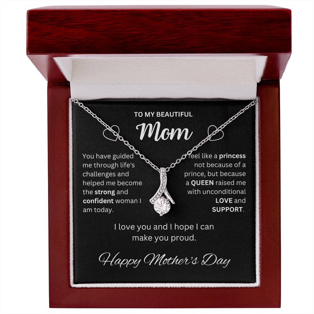 To My Beautiful Mom | Alluring Beauty necklace