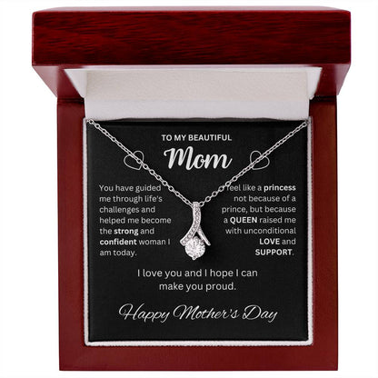 To My Beautiful Mom | Alluring Beauty necklace