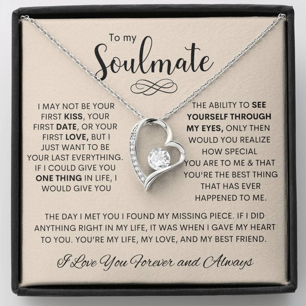 To My Soulmate | Forever Love Necklace