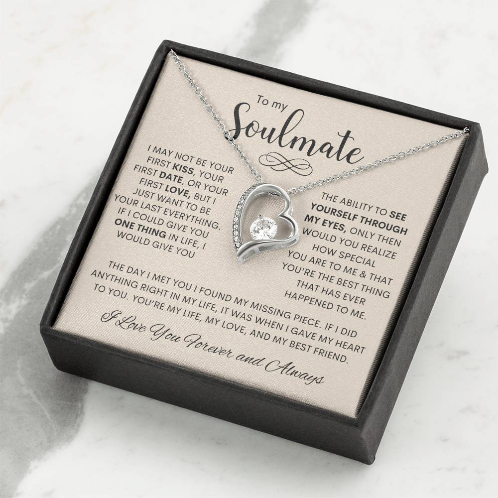 To My Soulmate | Forever Love Necklace